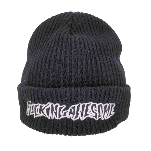 ファッキンオーサム FUCKING AWESOME ロゴ刺繍ビーニー メンズ