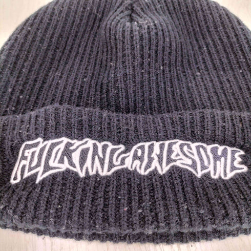 ファッキンオーサム FUCKING AWESOME ロゴ刺繍ビーニー メンズ