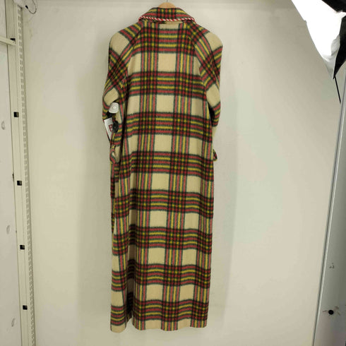 LoveStory TARTAN CHECK LONG GOWN COAT レディース