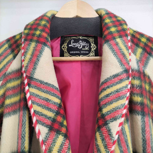 LoveStory TARTAN CHECK LONG GOWN COAT レディース