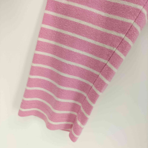 ラルフローレンスポーツ RALPH LAUREN SPORT 90S ポニー刺繍 ボーダー クルーネック L/S Tシャツ レディース import:L