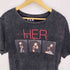 R&Bシンガー 両面プリント S/S ツアークルーネック ツアー Tシャツ メンズ import:M