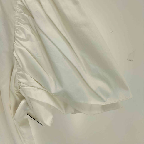 シモーネロシャ Simone Rocha 襟パール付き オーバーサイズコットンシャツ レディース S
