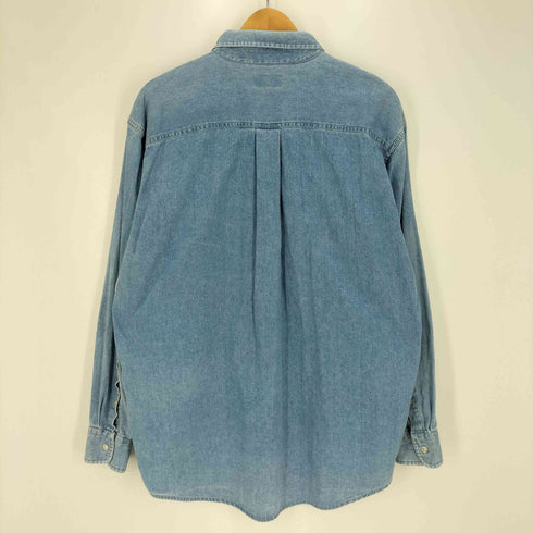 ジェイクルー J.CREW 90S 巨人タグ B.D L/S ボタンダウン デニムシャツ メンズ import:L