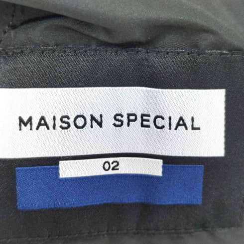 メゾンスペシャル MAISON SPECIAL マルチファブリックスタプレフレアパンツ レディース 02