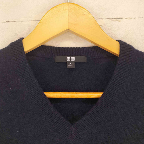 ユニクロ UNIQLO CASHMERE 100% カシミヤ Vネック セーター レディース JPN:S