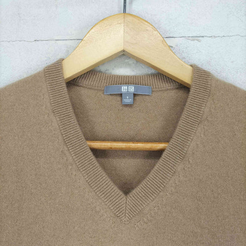 ユニクロ UNIQLO CASHMERE 100% カシミヤ Vネック セーター レディース JPN:S
