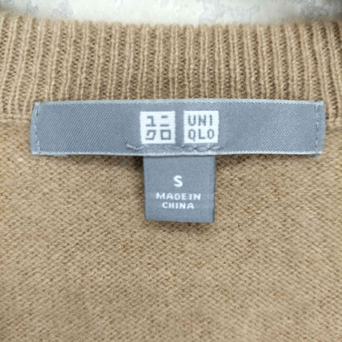 ユニクロ UNIQLO CASHMERE 100% カシミヤ Vネック セーター レディース JPN:S