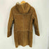 ギャップ Gap 80-90s OLD CALF GENUINE スエードフーデッドムートンコート レディース import:S