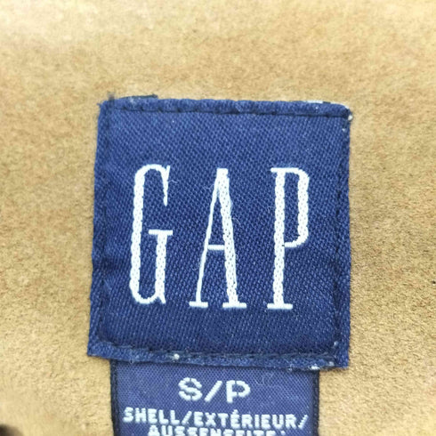 ギャップ Gap 80-90s OLD CALF GENUINE スエードフーデッドムートンコート レディース import:S