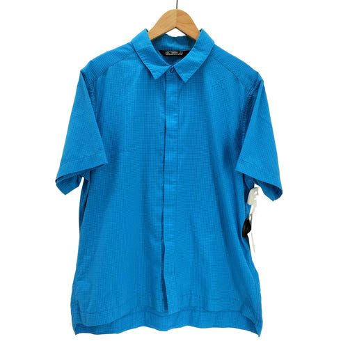 アークテリクス ARCTERYX Revvy Short Sleeve Shirt レヴィー ショートスリーブ チェック シャツ メンズ import:L