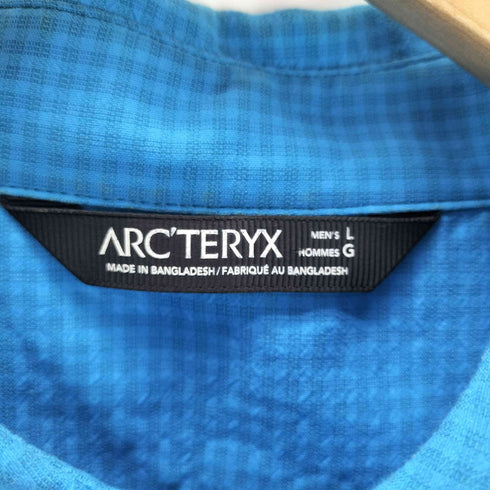 アークテリクス ARCTERYX Revvy Short Sleeve Shirt レヴィー ショートスリーブ チェック シャツ メンズ import:L