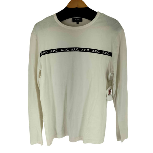 アーペーセー A.P.C. フロントロゴプリント L/S Tシャツ メンズ import:M