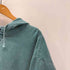 DESIGNER NORTH 80-90S OLD カナダ製 コットン ツイル プルオーバー ヘンリーネック パーカー 裾ドローコード メンズ
