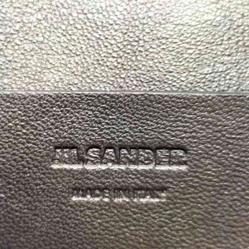 ジルサンダー JIL SANDER LID CROSSBODY エンボスロゴ レザーショルダーバッグ レディース