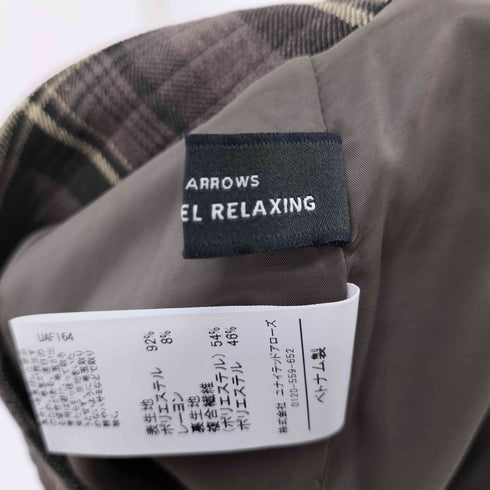 ユナイテッドアローズグリーンレーベルリラクシング UNITED ARROWS green label relaxing パッチポケット Iライン タイト スカート レディース JPN:36