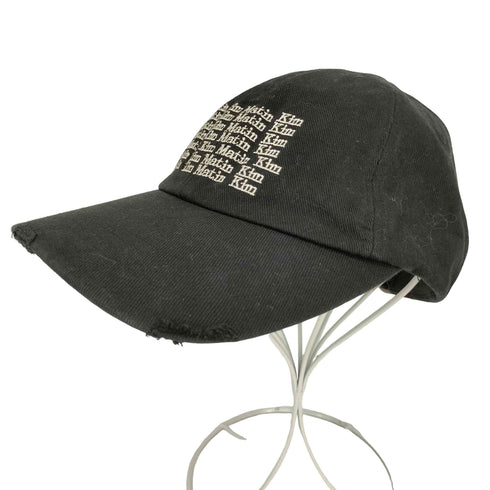 マーティンキム Matin Kim LETTERING WASHED BALL CAP レディース FREE