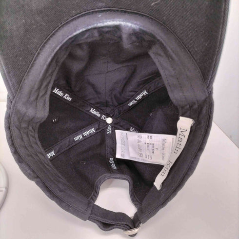マーティンキム Matin Kim LETTERING WASHED BALL CAP レディース FREE