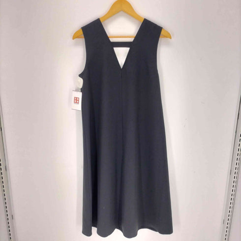 インディヴィ INDIVI Vネックロングジャンパードレス レディース 05
