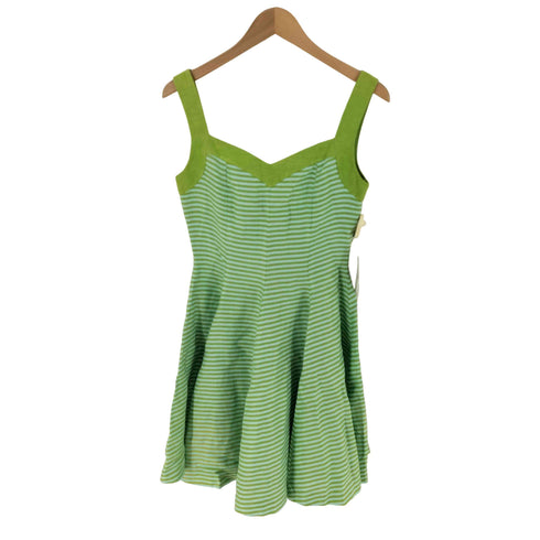 クリスチャンディオール Christian Dior 90S Mademoiselle Dior ボーダー柄 ワンピース レディース import:M