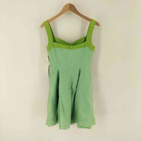 クリスチャンディオール Christian Dior 90S Mademoiselle Dior ボーダー柄 ワンピース レディース import:M