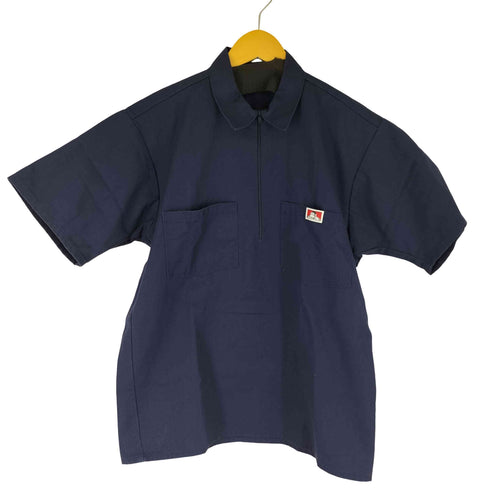 ベンデイビス BEN DAVIS 90s USA製 プルオーバー ワークシャツ メンズ import:M