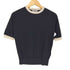 ジョンスメドレー JOHN SMEDLEY イギリス製 ウール クルーネック 半袖ニット レディース S