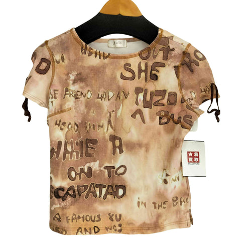 M&SK 総柄 S/S カットソー レディース