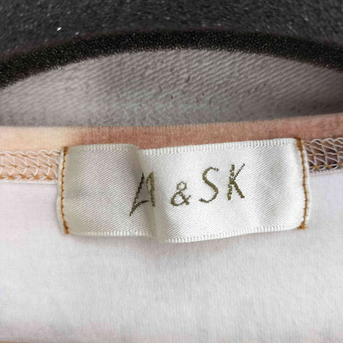 M&SK 総柄 S/S カットソー レディース