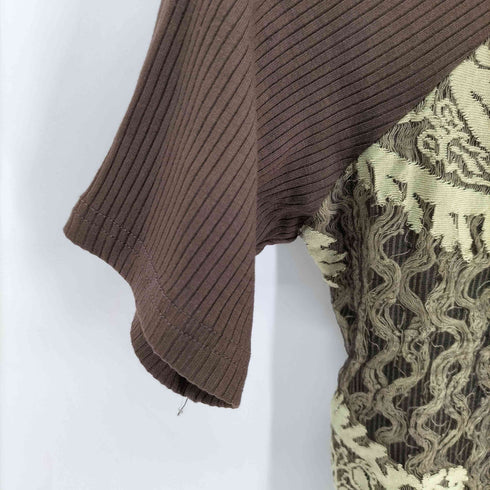 MICHICAT ペイズリー ニットトップス レディース JPN:M