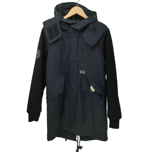 ハーレー Hurley ウール切替 インナー キルティング モッズコート メンズ import:S