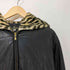 クラウディオバレンティノ CLAUDIO VALENTINO ゼブラ フェイクファー フェイクレザー ジップアップ ジャケット レディース JPN:M