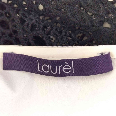 LAUREL バックジップ 総レースワンピース レディース