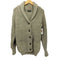 DULYN KNITWEAR 英国製 ウール100 ショールカラー バスケットボタン カーディガン メンズ import:S