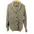 DULYN KNITWEAR 英国製 ウール100 ショールカラー バスケットボタン カーディガン メンズ import:S