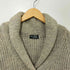 DULYN KNITWEAR 英国製 ウール100 ショールカラー バスケットボタン カーディガン メンズ import:S