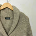 DULYN KNITWEAR 英国製 ウール100 ショールカラー バスケットボタン カーディガン メンズ import:S