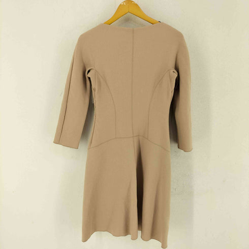 アルベルタフェレッティ ALBERTA FERRETTI ネックドレープ ウールワンピース レディース 38