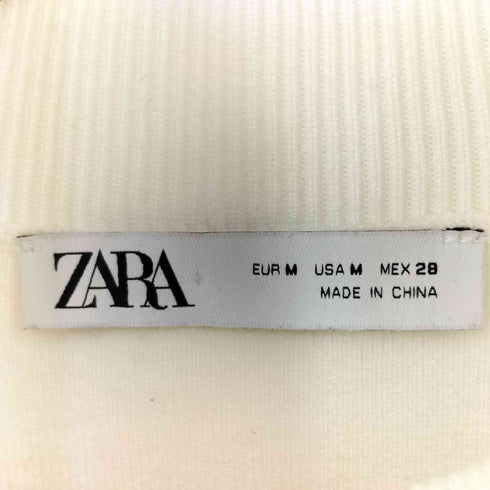 ザラ ZARA ハイネックニットワンピース レディース M