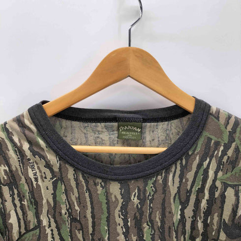 SPARTAN 90S OLD REALTREE 迷彩 リアルツリー カモ ポケット Tシャツ メンズ import:XXL