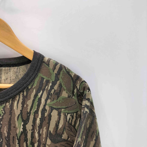 SPARTAN 90S OLD REALTREE 迷彩 リアルツリー カモ ポケット Tシャツ メンズ import:XXL