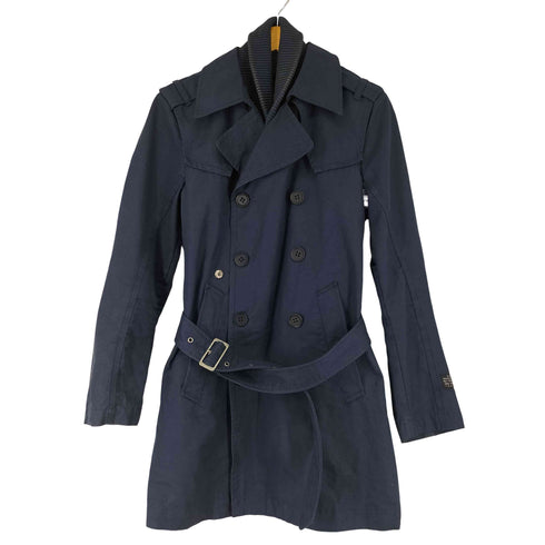 ディーゼル DIESEL 襟ニット ショートトレンチコート メンズ import:S