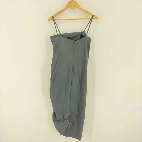 ザラ ZARA ナイロン ギャザーキャミワンピース レディース import:S