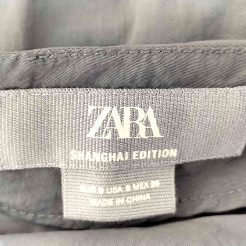 ザラ ZARA ナイロン ギャザーキャミワンピース レディース import:S