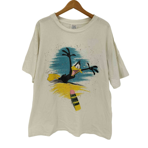 WILD OATS USA製 シングルステッチ キャラクタープリントクルーネックTシャツ メンズ import:XL