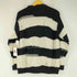 ザラ ZARA ダメージ加工 ボーダーニット レディース import:M