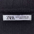 ザラ ZARA ダメージ加工 ボーダーニット レディース import:M