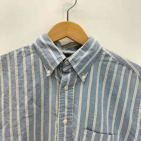 ランズエンド LANDS END 90S USA製 コットン ボタンダウン ストライプ L/S シャツ メンズ
