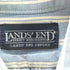 ランズエンド LANDS END 90S USA製 コットン ボタンダウン ストライプ L/S シャツ メンズ