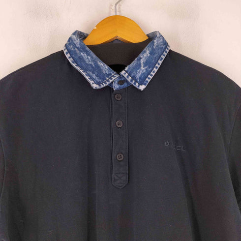 ディーゼル DIESEL 襟デニム S/S ポロシャツ メンズ import:XXL